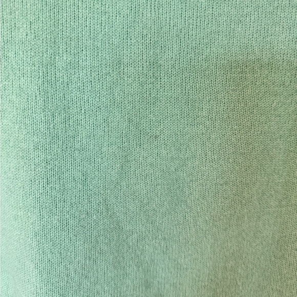 Halogen 100% cashmere lightweight sweater size XS mint green Back‎ Zip - Picture 6 of 9